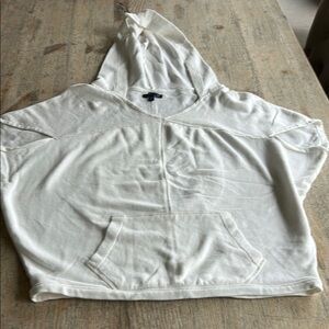 White Hooded Sweatshirt